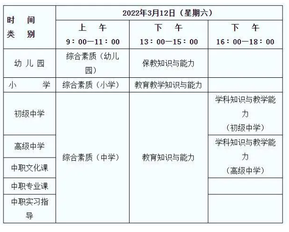 2022年上半年陕西省中小学教师资格考试笔试多久报名？